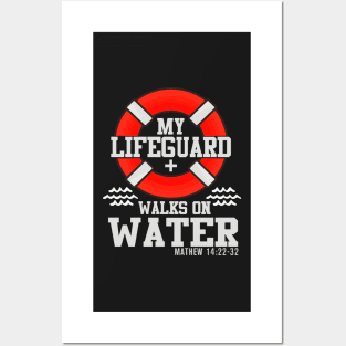 My life guard walks on water Posters and Art